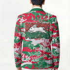 South Sydney Rabbitohs Rugby Blazer Graffiti Typography Urban Camo Abstract Street Style