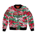 South Sydney Rabbitohs Rugby Bomber Jacket Graffiti Typography Urban Camo Abstract Street Style