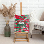 South Sydney Rabbitohs Rugby Canvas Wall Art Graffiti Typography Urban Camo Abstract Street Style