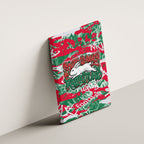 South Sydney Rabbitohs Rugby Canvas Wall Art Graffiti Typography Urban Camo Abstract Street Style