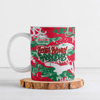 South Sydney Rabbitohs Rugby Ceramic Mug Graffiti Typography Urban Camo Abstract Street Style