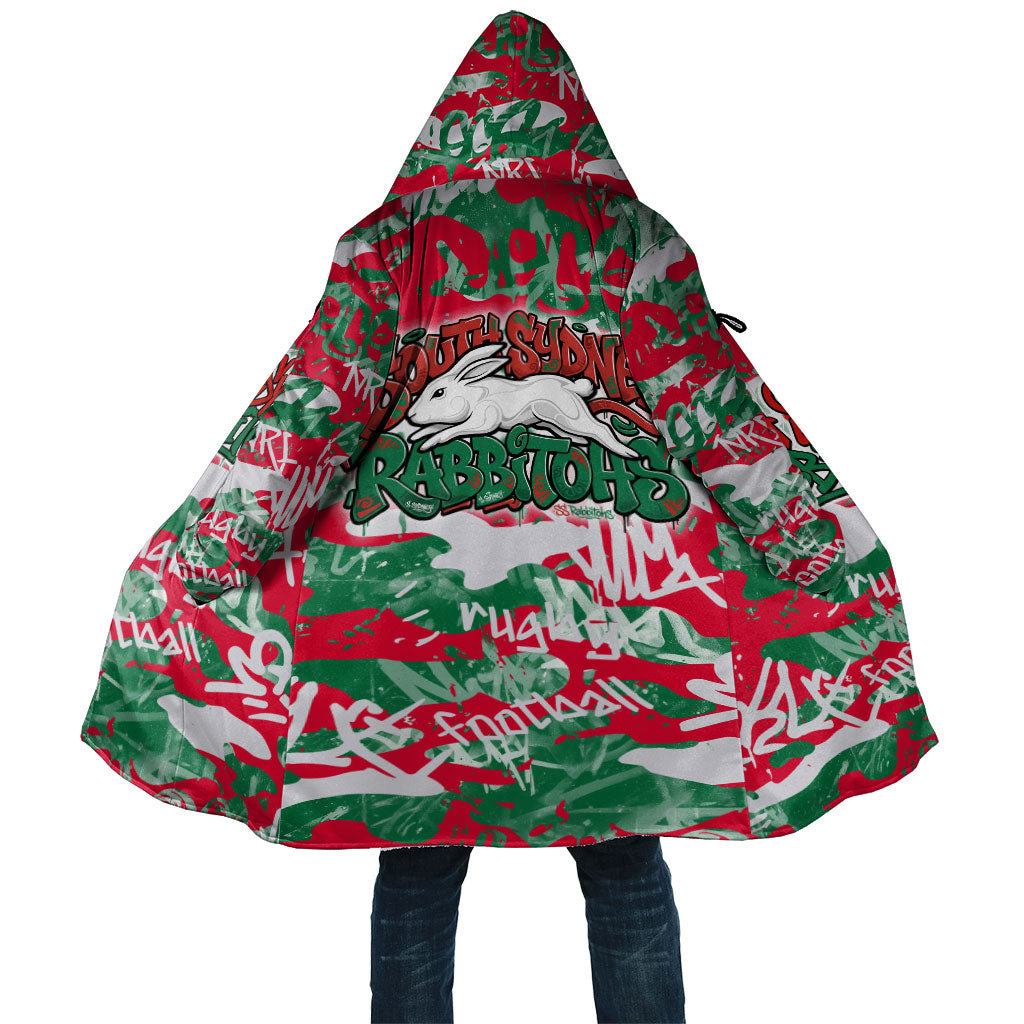 South Sydney Rabbitohs Rugby Cloak Graffiti Typography Urban Camo Abstract Street Style