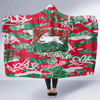 South Sydney Rabbitohs Rugby Hooded Blanket Graffiti Typography Urban Camo Abstract Street Style
