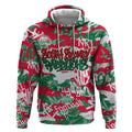 South Sydney Rabbitohs Rugby Hoodie Graffiti Typography Urban Camo Abstract Street Style