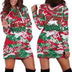 South Sydney Rabbitohs Rugby Hoodie Dress Graffiti Typography Urban Camo Abstract Street Style