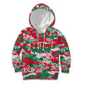 South Sydney Rabbitohs Rugby Kid Hoodie Graffiti Typography Urban Camo Abstract Street Style