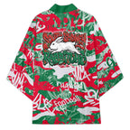 South Sydney Rabbitohs Rugby Kimono Graffiti Typography Urban Camo Abstract Street Style