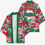 South Sydney Rabbitohs Rugby Kimono Graffiti Typography Urban Camo Abstract Street Style