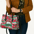 South Sydney Rabbitohs Rugby Leather Bag Graffiti Typography Urban Camo Abstract Street Style