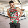South Sydney Rabbitohs Rugby Men Tank Top Graffiti Typography Urban Camo Abstract Street Style
