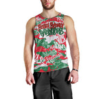 South Sydney Rabbitohs Rugby Men Tank Top Graffiti Typography Urban Camo Abstract Street Style