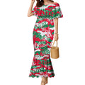South Sydney Rabbitohs Rugby Mermaid Dress Graffiti Typography Urban Camo Abstract Street Style