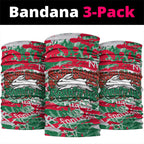 South Sydney Rabbitohs Rugby Neck Gaiter Graffiti Typography Urban Camo Abstract Street Style