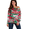 South Sydney Rabbitohs Rugby Off Shoulder Sweater Graffiti Typography Urban Camo Abstract Street Style