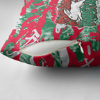 South Sydney Rabbitohs Rugby Pillow Cover Graffiti Typography Urban Camo Abstract Street Style
