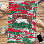 South Sydney Rabbitohs Rugby Puzzle Graffiti Typography Urban Camo Abstract Street Style