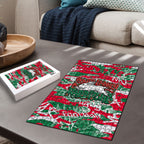 South Sydney Rabbitohs Rugby Puzzle Graffiti Typography Urban Camo Abstract Street Style