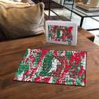 South Sydney Rabbitohs Rugby Puzzle Graffiti Typography Urban Camo Abstract Street Style