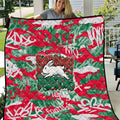 South Sydney Rabbitohs Rugby Quilt Graffiti Typography Urban Camo Abstract Street Style