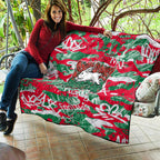 South Sydney Rabbitohs Rugby Quilt Graffiti Typography Urban Camo Abstract Street Style