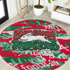 South Sydney Rabbitohs Rugby Round Carpet Graffiti Typography Urban Camo Abstract Street Style