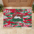 South Sydney Rabbitohs Rugby Rubber Doormat Graffiti Typography Urban Camo Abstract Street Style
