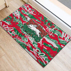 South Sydney Rabbitohs Rugby Rubber Doormat Graffiti Typography Urban Camo Abstract Street Style