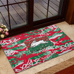 South Sydney Rabbitohs Rugby Rubber Doormat Graffiti Typography Urban Camo Abstract Street Style