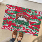 South Sydney Rabbitohs Rugby Rubber Doormat Graffiti Typography Urban Camo Abstract Street Style
