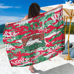 South Sydney Rabbitohs Rugby Sarong Graffiti Typography Urban Camo Abstract Street Style