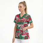 South Sydney Rabbitohs Rugby Scrub Top Graffiti Typography Urban Camo Abstract Street Style
