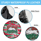 South Sydney Rabbitohs Rugby Spare Tire Cover Graffiti Typography Urban Camo Abstract Street Style