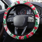 South Sydney Rabbitohs Rugby Steering Wheel Cover Graffiti Typography Urban Camo Abstract Street Style