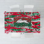 South Sydney Rabbitohs Rugby Tablecloth Graffiti Typography Urban Camo Abstract Street Style