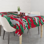 South Sydney Rabbitohs Rugby Tablecloth Graffiti Typography Urban Camo Abstract Street Style