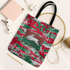 South Sydney Rabbitohs Rugby Tote Bag Graffiti Typography Urban Camo Abstract Street Style