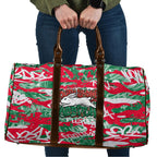 South Sydney Rabbitohs Rugby Travel Bag Graffiti Typography Urban Camo Abstract Street Style