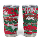 South Sydney Rabbitohs Rugby Tumbler Cup Graffiti Typography Urban Camo Abstract Street Style