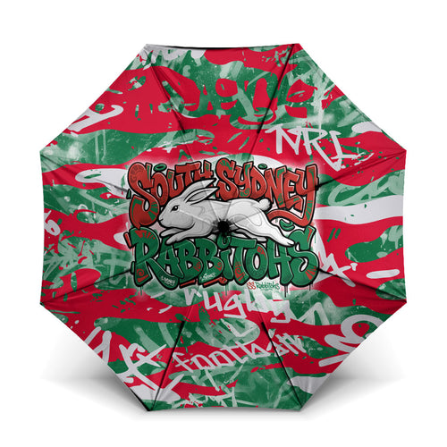 South Sydney Rabbitohs Rugby Umbrella Graffiti Typography Urban Camo Abstract Street Style