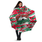 South Sydney Rabbitohs Rugby Umbrella Graffiti Typography Urban Camo Abstract Street Style