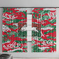 South Sydney Rabbitohs Rugby Window Curtain Graffiti Typography Urban Camo Abstract Street Style