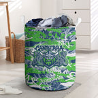 Canberra Raiders Rugby Laundry Basket Graffiti Typography Urban Camo Abstract Street Style