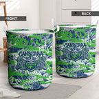 Canberra Raiders Rugby Laundry Basket Graffiti Typography Urban Camo Abstract Street Style