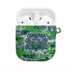 Canberra Raiders Rugby AirPods Case Graffiti Typography Urban Camo Abstract Street Style