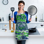 Canberra Raiders Rugby Apron Graffiti Typography Urban Camo Abstract Street Style
