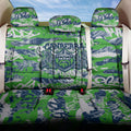 Canberra Raiders Rugby Back Car Seat Cover Graffiti Typography Urban Camo Abstract Street Style