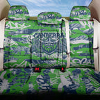 Canberra Raiders Rugby Back Car Seat Cover Graffiti Typography Urban Camo Abstract Street Style