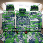 Canberra Raiders Rugby Back Car Seat Cover Graffiti Typography Urban Camo Abstract Street Style