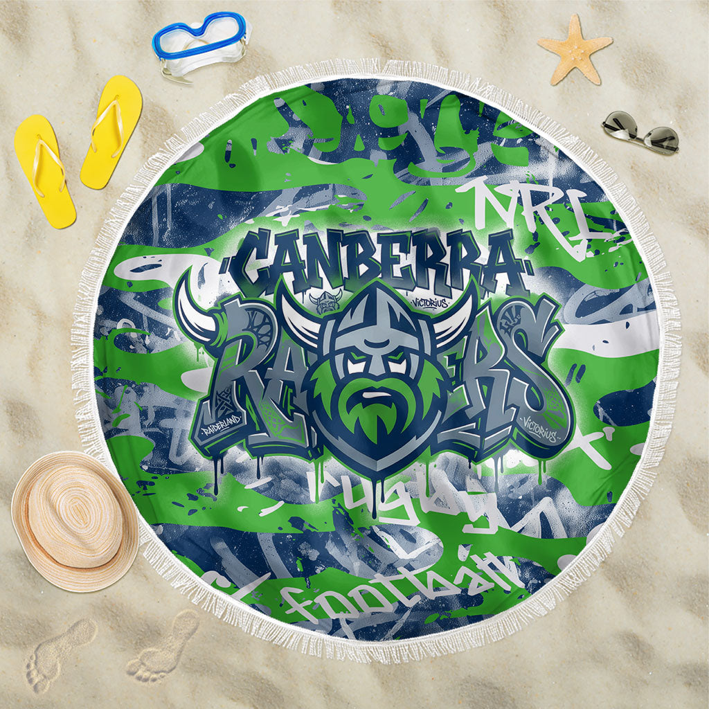 Canberra Raiders Rugby Beach Blanket Graffiti Typography Urban Camo Abstract Street Style