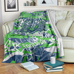 Canberra Raiders Rugby Blanket Graffiti Typography Urban Camo Abstract Street Style